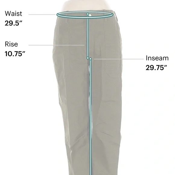 Hurley Women's Green Cropped Capris - Picture 4 of 6